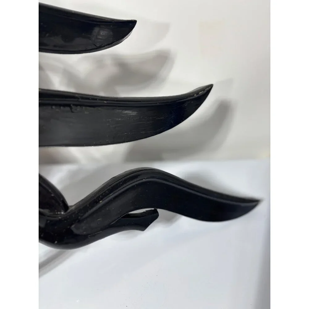 Vtg Syroco Black White Seagull Wall Art‎ Coastal Decor Large 27